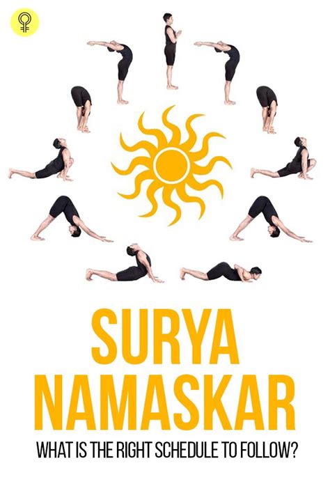 Surya Namaskar What Is The Right Schedule To Follow Surya