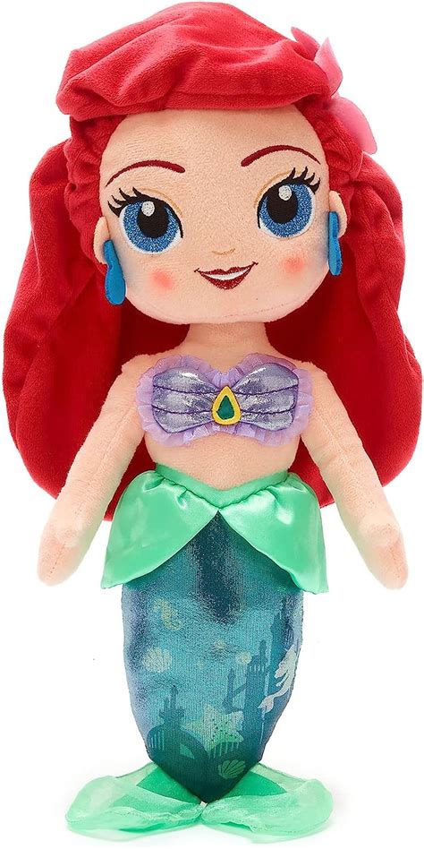 Disney Store Muñeca De Peluche De Ariel La Sirenita Altura 37 Cm