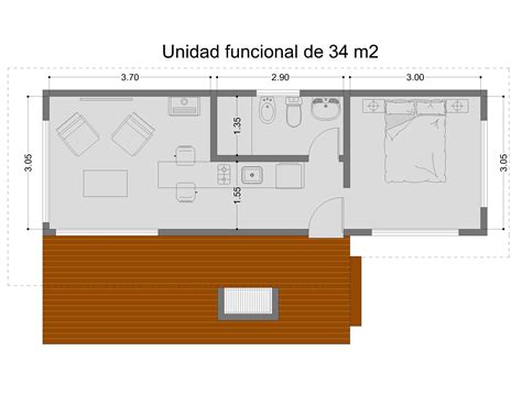 Planos De Cabañas Modernas Pequeñas