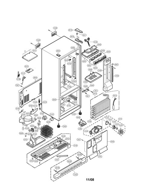 Lg Fridge Parts Diagram