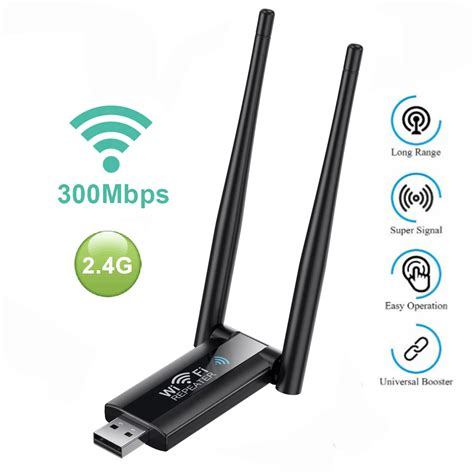 wifi증폭기 USB 2 4G 300Mbps 무선 와이파이 리피터 익스텐더 라우터 신호 증 티몬