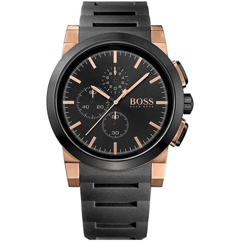 Hugo Boss Watch Gold And Black Atelier Yuwaciaojp