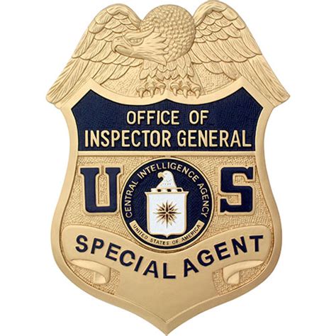 Office Of The Inspector General Special Agent Badge Plaque