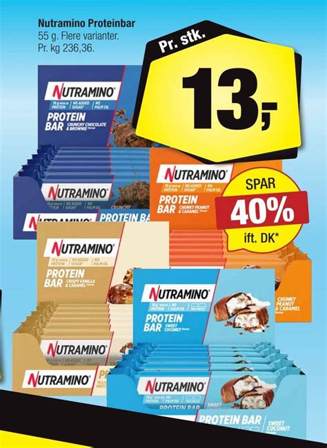 Nutramino Proteinbar Tilbud Hos Calle