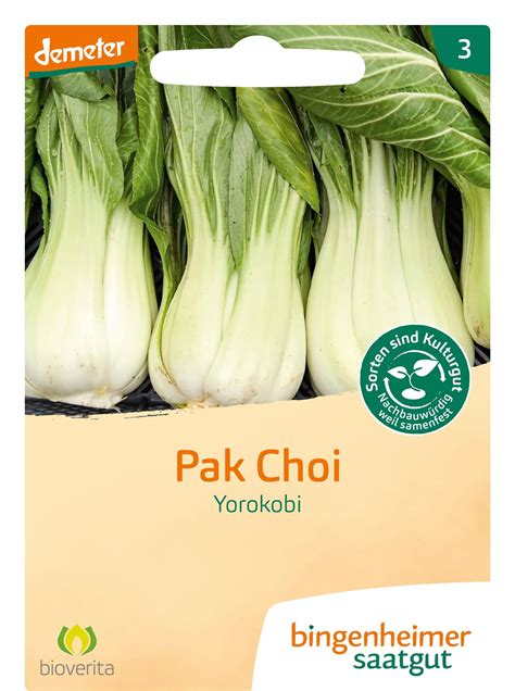 Bingenheimer Saatgut Pak Choi Yorokobi 1 Packung Bloomling Deutschland