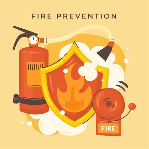 fire safety cartoon images    freepik