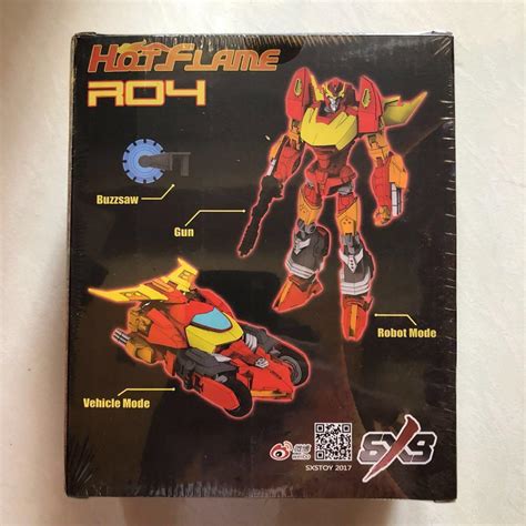 Transformers SXS R Hot Flame Aka IDW Rodimus MISB Hobbies Toys Toys Games On Carousell