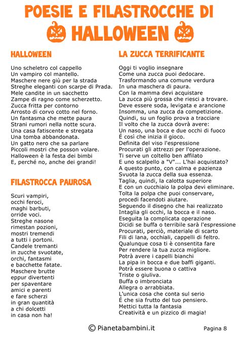 Poesie E Filastrocche Di Halloween Per Bambini Pianetabambini It