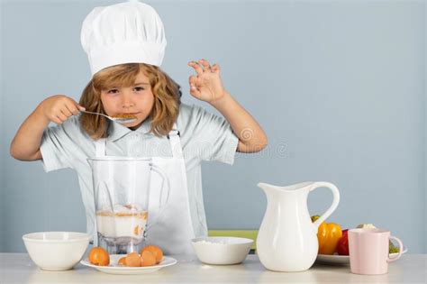 Cooking Man In Apron Muscular Chef On Black Background Sports Diet