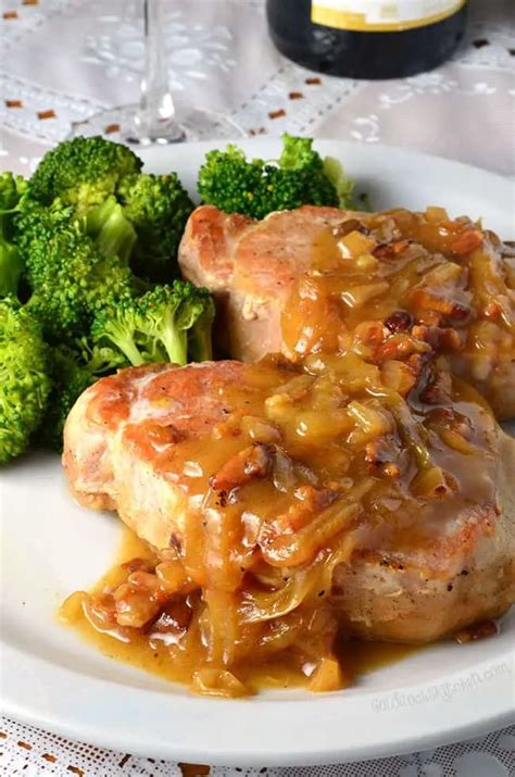 Smothered Apple Cider Pork Chops • The Goldilocks Kitchen