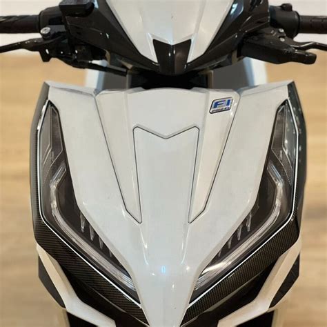 honda click  front side carbon fiber decals forged   lazada ph