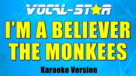 The Monkees I M A Believer Karaoke Version YouTube