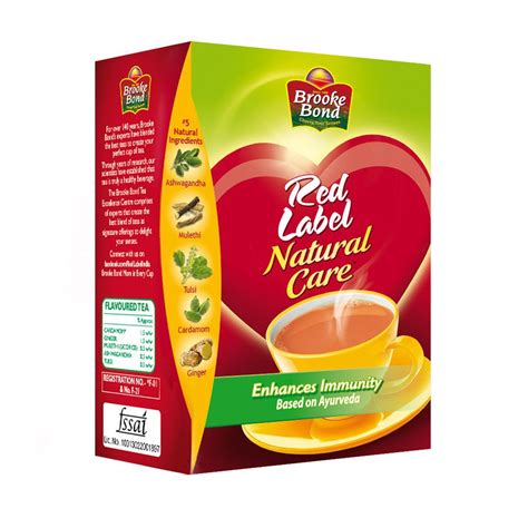 Brooke Bond Red Label Natural Care Tea Gm With Goodness Of