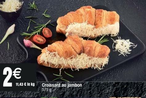 Promo Croissant Au Jambon Chez Cora