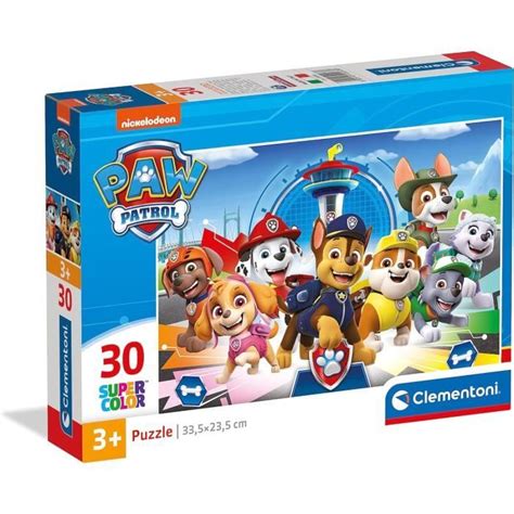 Clementoni Pat Patrouille Supercolor Patrouille 30 pièces Cdiscount