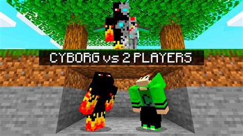 CYBORG Caçador contra 2 Players no MINECRAFT Mindovermetal English