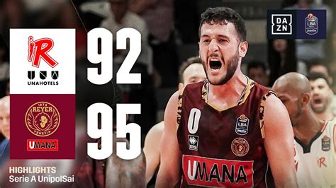 La Reyer Pareggia La Serie Reggio Emilia Venezia Lba Dazn