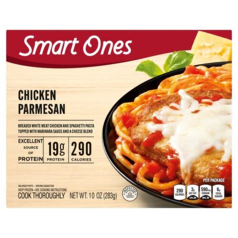 Smart Ones Chicken Parmesan With Spaghetti Marinara Sauce Mozzarella