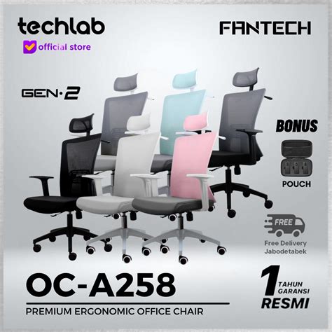 Jual Fantech Oca Oc A Kursi Kantor Office Chair Garansi Resmi