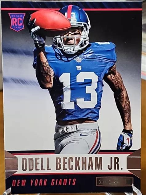 Carte Recrue Panini Rookies Stars Odell Beckham Jr Rc Eur