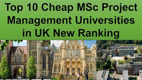 Top Cheap Msc Project Management Universities In Uk New Ranking