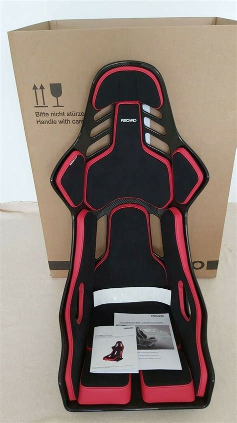 RECARO PODIUM SEAT, CARBON FIBER REINF.SHELL, FIA, ALCANTARA / LEATHER ...