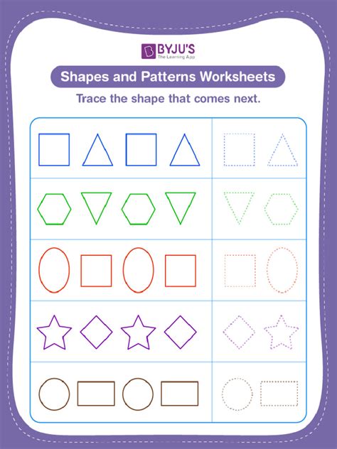 Shapes-and-Patterns-Worksheets-03 | PDF