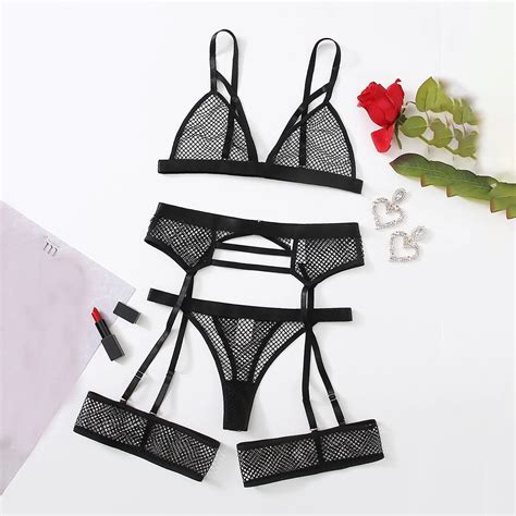 Sexy Lingerie Women Lace Lingerie Underwear Sleepwear Wireless Pajamas