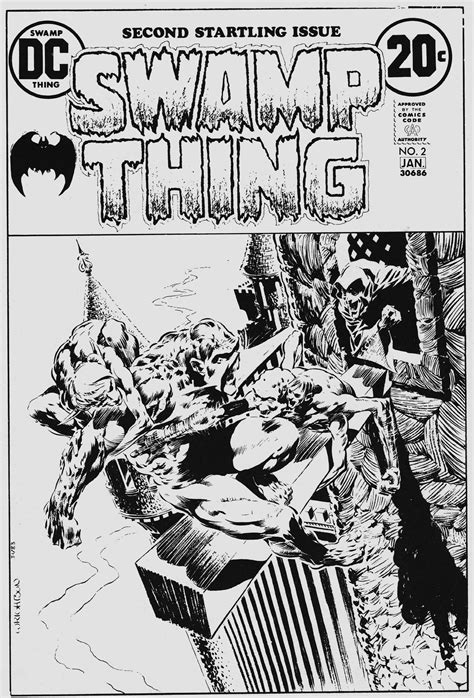 Cap N S Comics Swamp Thing Cover By Berni Wrightson