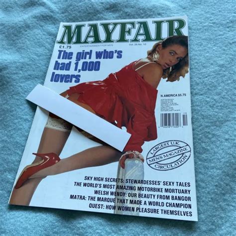 VINTAGE MAYFAIR ADULT Glamour Magazine Vol 16 No 6 8 00 PicClick UK