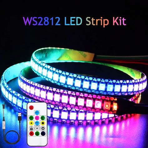 Tira De Luces Led Ws B Cinta De P Xeles Direccionable Rgb Ws