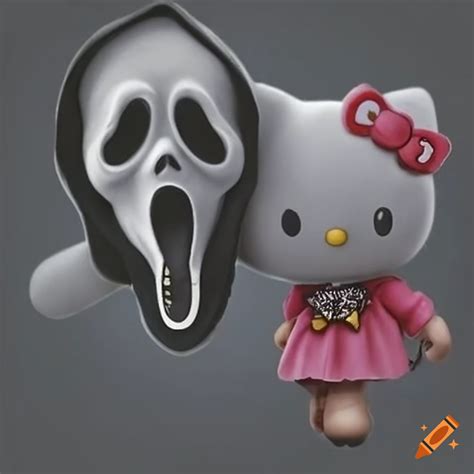 Ghostface And Hello Kitty Characters On Craiyon