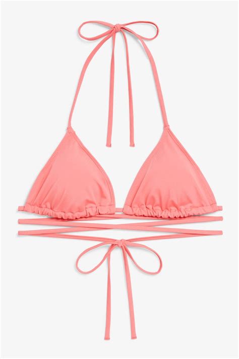 Padded Triangle Bikini Top Vaaleanpunainen Naiset Handm Fi