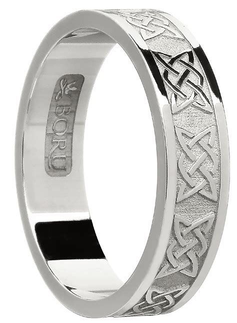 Sterling Silver Celtic Lover S Knot Band The Wedding Band Shop