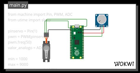 Servo Potenciometro Wokwi Esp Stm Arduino Simulator