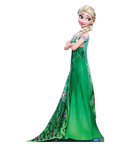 Life-size Elsa - Frozen Fever Cardboard Standup