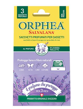 Foglietti Per Cassetti Ed Armadi Profumo Lavanda Orphea