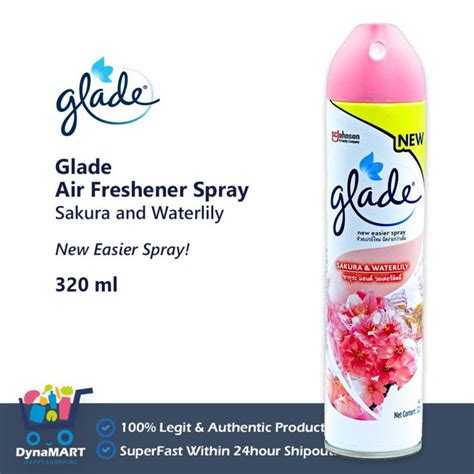 Glade Air Freshener Sakura Waterlily Spray 320ml DynaMart Official