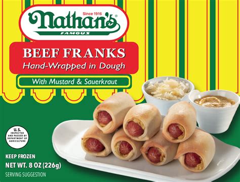 Franks in Puff Pastry with Mustard and Sauerkraut - PopPop Foods