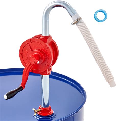 Bentism Drum Pump 5 Gpm Flow Rotary Barrel Pump Hand Crank Fits 5 To 55 Gallon Drums With 3