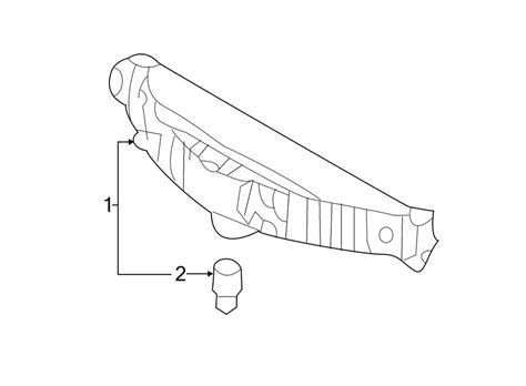 1864221008N - Hyundai Center High Mount Stop Light Bulb. High mount ...
