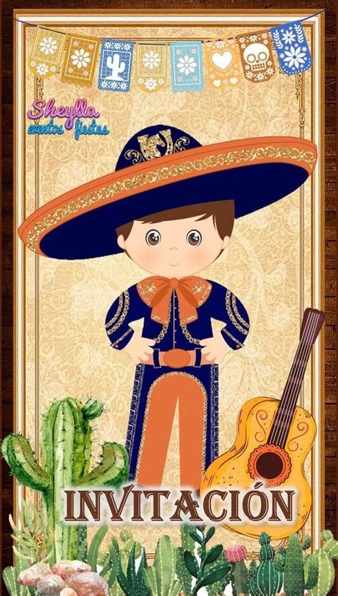 Charro Mexicano invitación Charro para niño invitación charro para