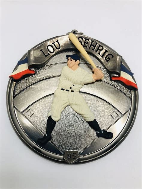 Hallmark Keepsake 1995 Lou Gehrig Baseball Heroes Series Christmas