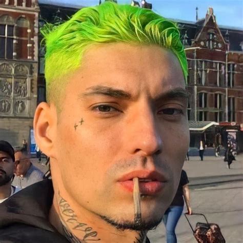 Green Hair Men Neon Green Hair Black Men Hairstyles Dope Hairstyles