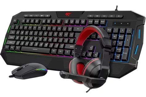 Combo Gamer Teclado Mouse Diadema Pad Mouse Havit Kb501cm MercadoLibre