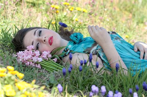 Visage Flore Le Printemps Yeux Photo Gratuite Sur Pixabay Pixabay