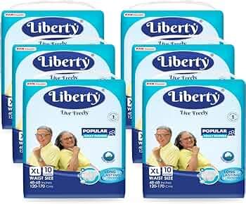 Liberty Popular Adult Diapers Tape Style Extra Large Xl Size