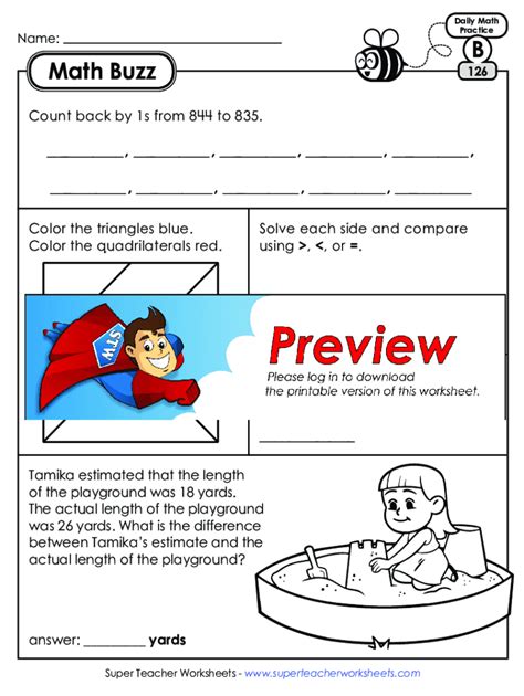 Super Teacher Worksheet Answers Math Get Comprehensive Solutions