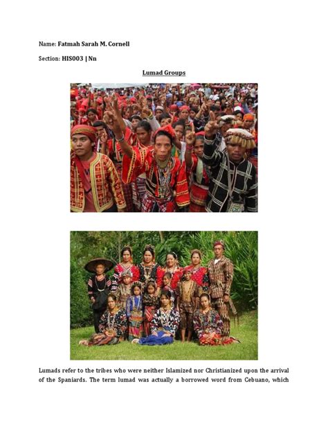 Lumad Groups | PDF | Ethnicity | Ethnic Groups