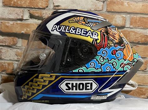 SHOEI X Spirit 3 Marquez Motegi 3 TC 2 Full Face Helmet Motorbikes